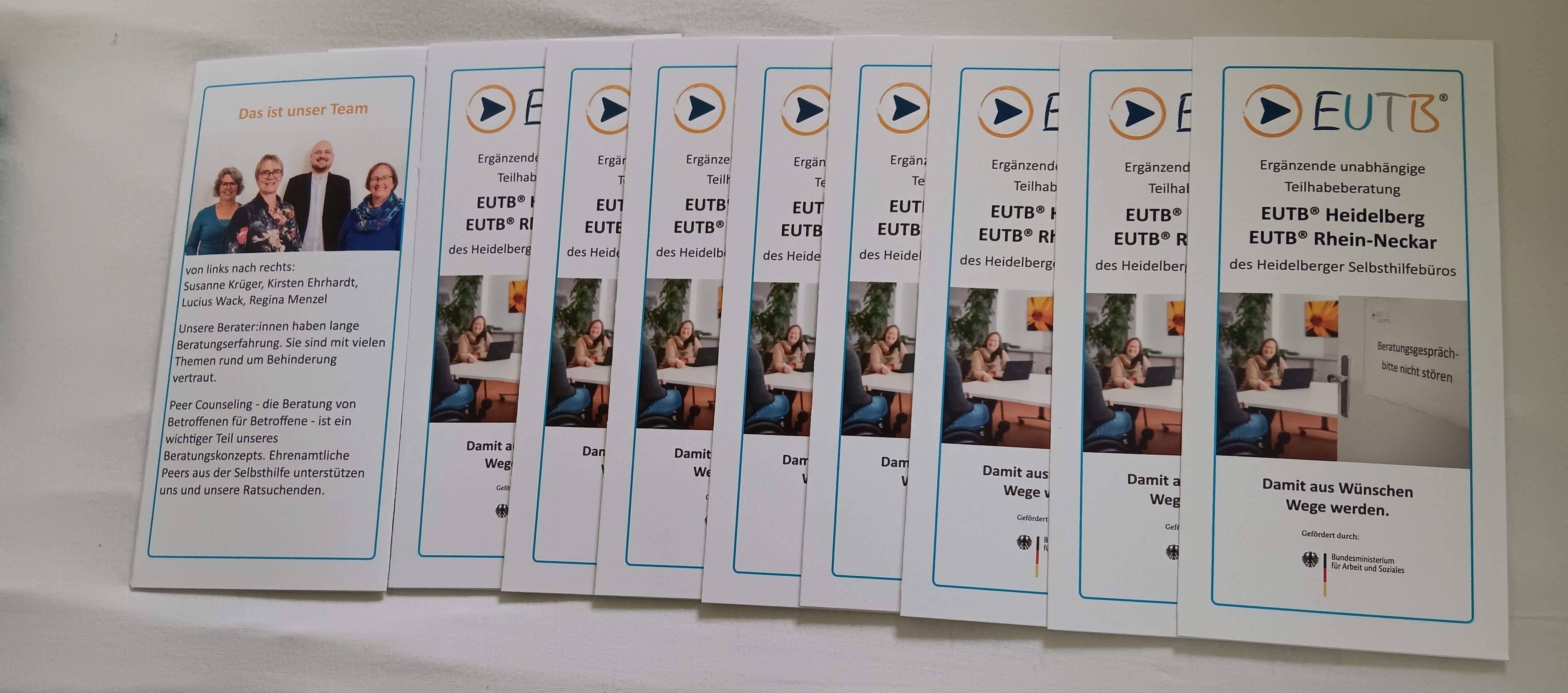 Flyer EUTB aufgefächert